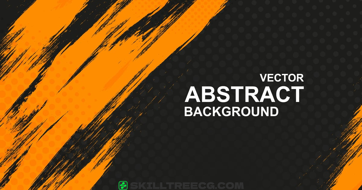 Brush Stroke Grunge Background（201589）-技能树